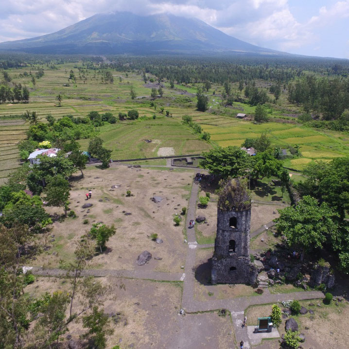 Overview of the ruins in Cagsawa Source: Eva Recto